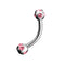 Das ist ein Christina Piercing mit Kristallen