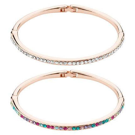 Stylisches Schmuck Armband Roségold mit Swarovski Elements Kristallen besetzt