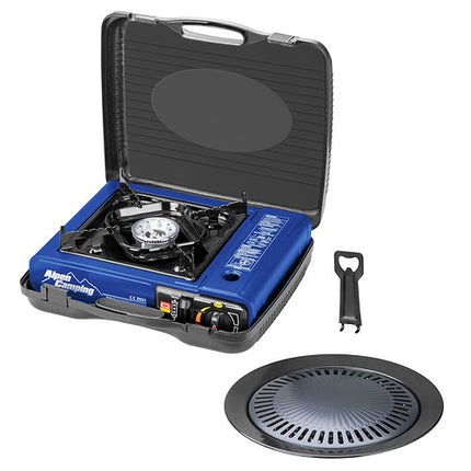 Alpencamping ( Blau ) + Grillplatte