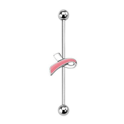 Industrial Piercing Brustkrebs Bewusstseins Band