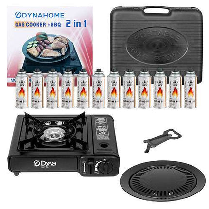 Dynahome Set + 12 Gasflaschen