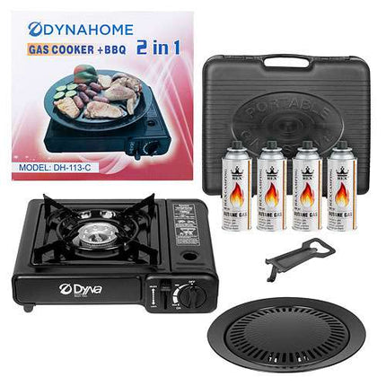 Dynahome Set + 4 Gasflaschen