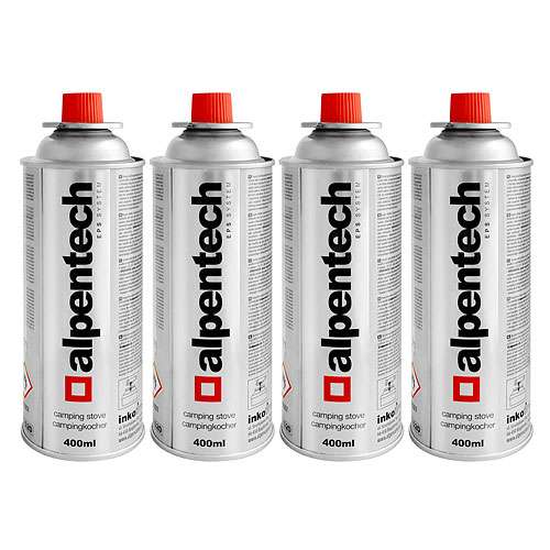4 x Gasflaschen