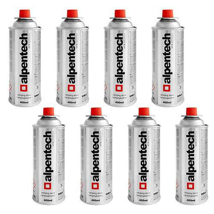 8 x Gasflaschen