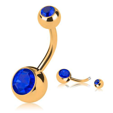 GDPN04 (Gold) - Blau / 4mm x 6mm