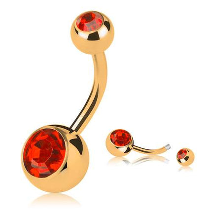 GDPN04 (Gold) - Rot / 5mm x 8mm