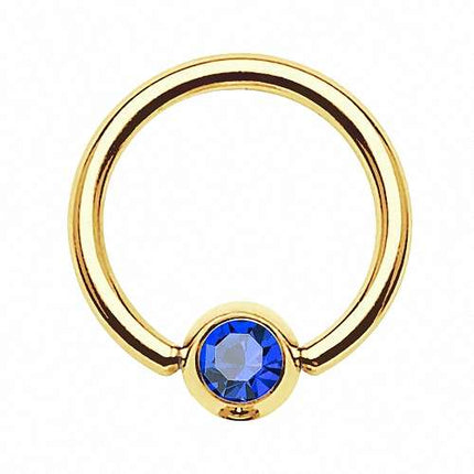 GDPR03 / Gold - Blau / 1,2mm x 10mm x 4mm