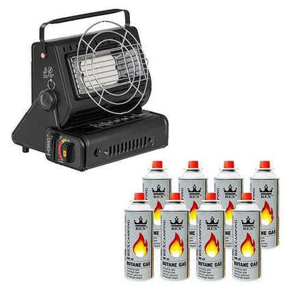 Camping Heizung Heizstrahler Gasheizung Keramik 90° drehbar 1,3 KW