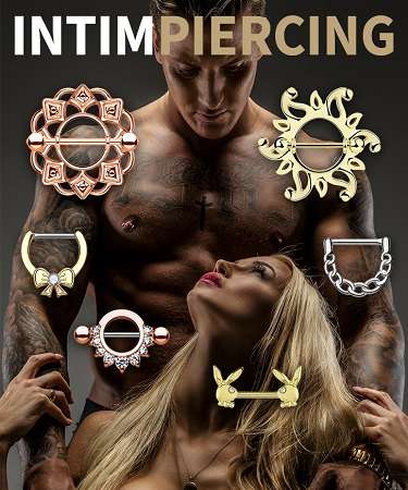 Intimpiercing Schmuck in vielen Designs und Größen