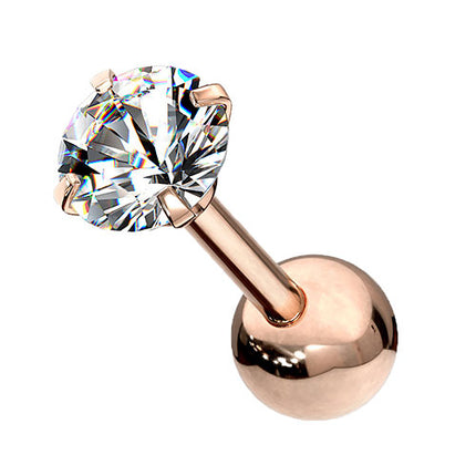 JA05  | Rosegold - 1,2mm x 6mm x 2mm
