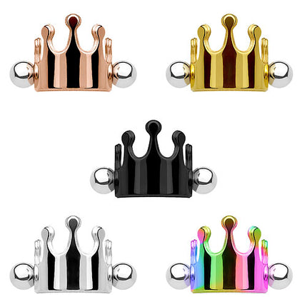 Helix Cartilage Piercing mit Schild Schirm Krone Earcuff