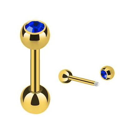JG03 / Gold  - 8mm / Blau