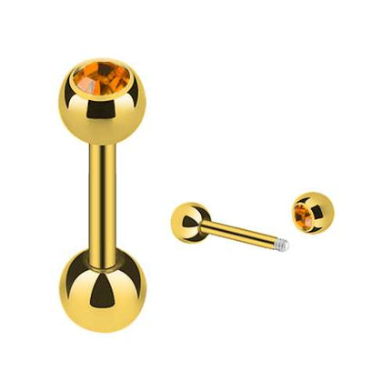 JG03 / Gold  - 8mm / Coffee