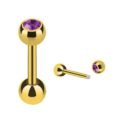 JG03 / Gold  - 6mm / Flieder