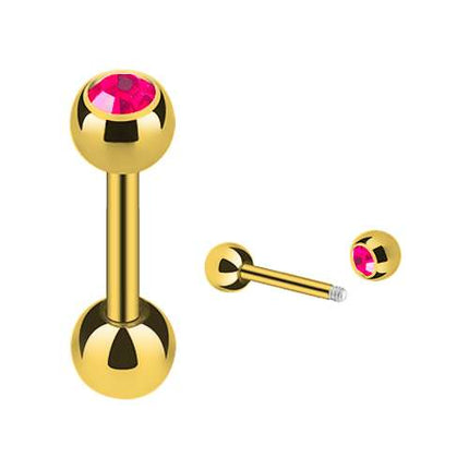 JG03 / Gold  - 6mm / Pink