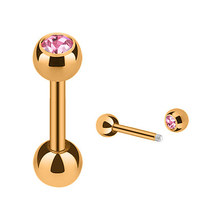JRG03 / Rosegold  - 8mm / Rosa