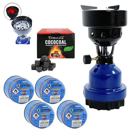 Campingkocher-SET / Blau