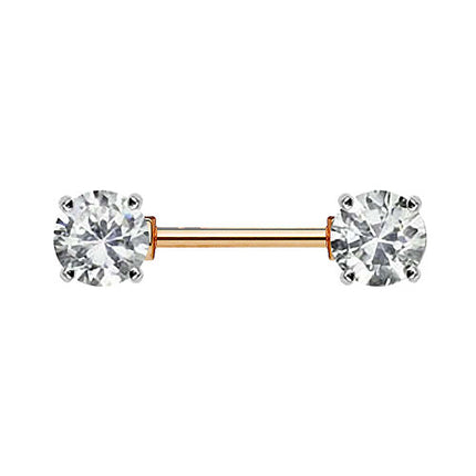 KR10987 | 16mm  - Rosegold / Clear