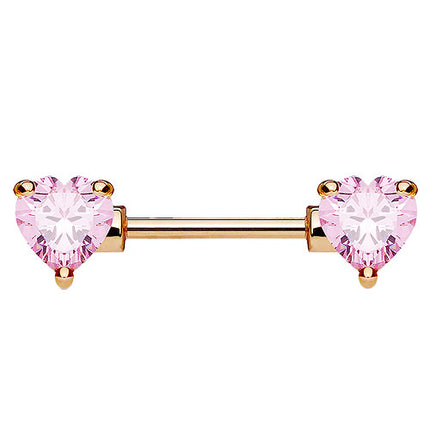 KR10988 | 12mm  - Rosegold / Rosa - Herz