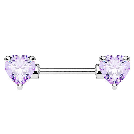 KR10988 | 12mm  - Silber / Tanzanite - Herz