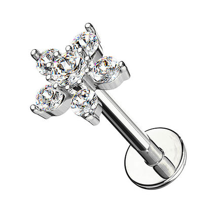 Li38 - 8mm / Silber - Clear