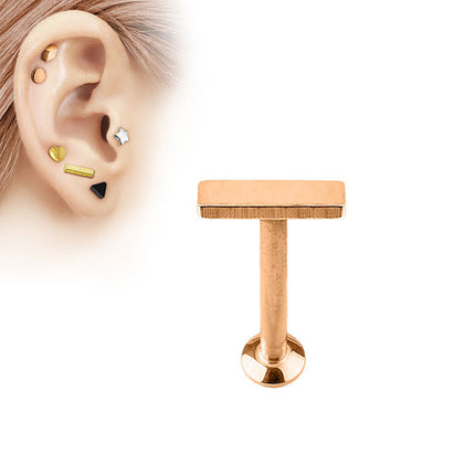 LSi261 | Rosegold - 1,2mm x 4mm | Balken 6mm