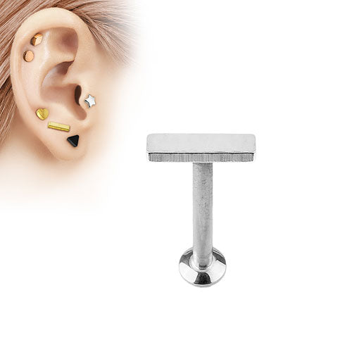 LSi261 | Silber - 1,2mm x 8mm | Balken 6mm