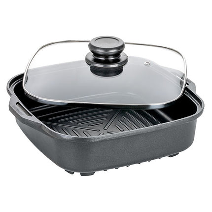 Campingkocher Gaskocher Mega Set BBQ Grillpfanne + Kochtopf + Kochgeschirr
