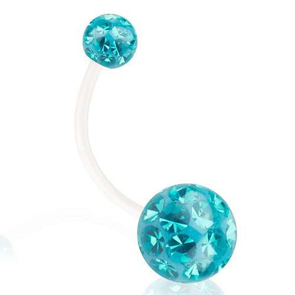 NAL-MFR /  Blue Zircon - 15mm x  8mm x  5mm
