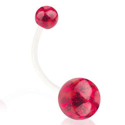 NAL-MFR /  Rubinrot - 20mm x  8mm x  5mm