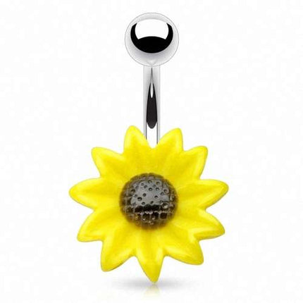 Bauchnabelpiercing Schmuck Stecker Sonnenblume
