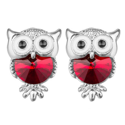 O-Eule - Silber / Rot