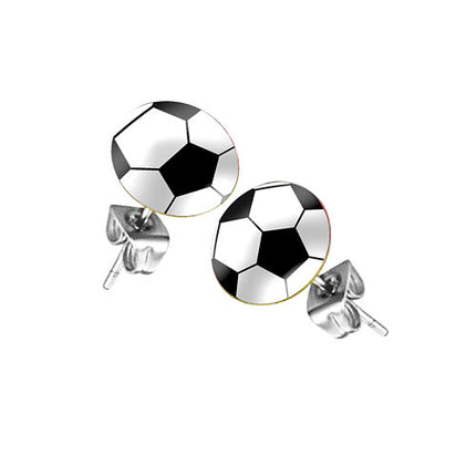 1 Paar Ohrstecker Fussball