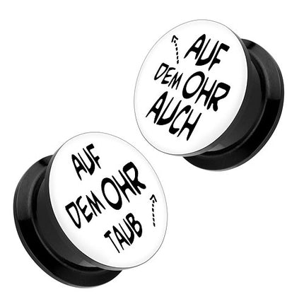 P- AA | 26mm | 1 Paar | Weiß