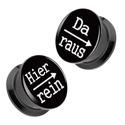 P- DH / Schwarz - 14mm | 1 Paar