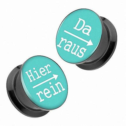 P- DH / Türkis - 18mm | 1 Paar