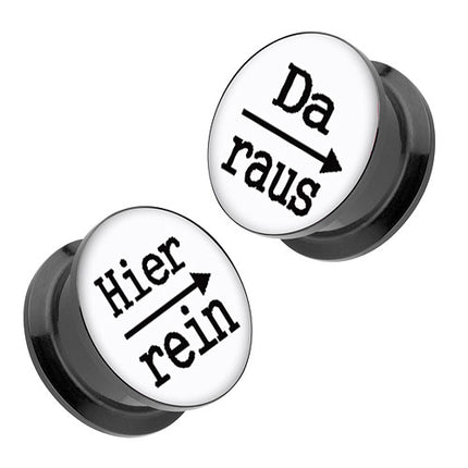 P- DH / Weiß - 12mm | 1 Paar