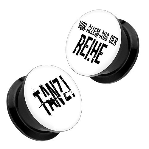 P- TV - 30mm | Weiß | 1 Paar
