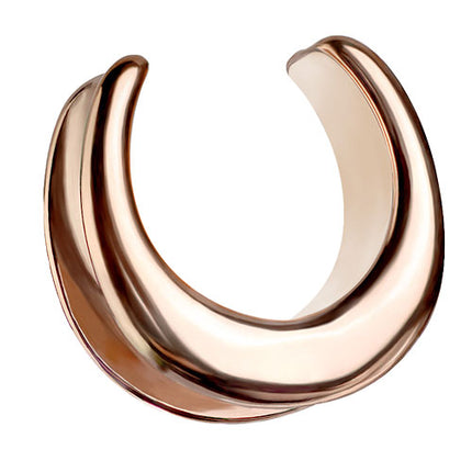 PES01 - Rosegold / 10mm ( halbrund )