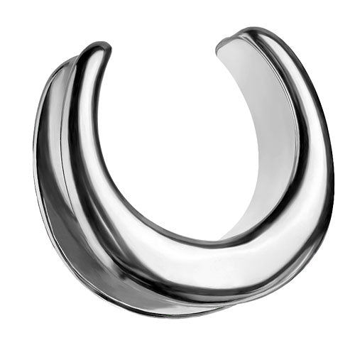 PES01 - Silber  / 25mm ( halbrund )