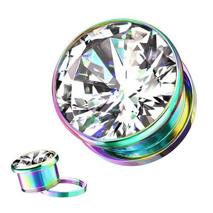 PSE08C | 10mm - Rainbow / Clear