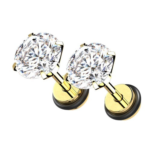 PSFX03 (Paar) - Gold | 3mm