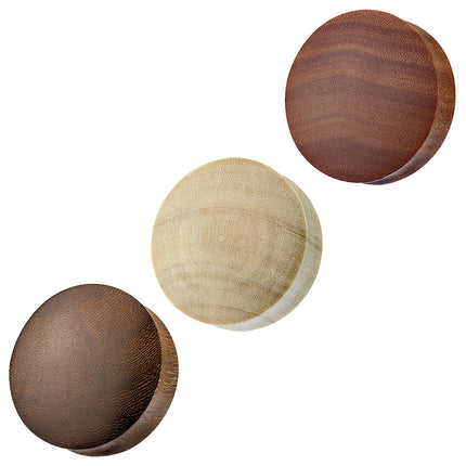 Holz Ohr Plug Piercing Hellbraun Krokodil Holz