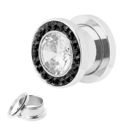PSSCR06 / 10mm - Clear / Schwarz