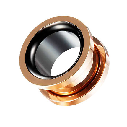 PTS168 | Rosegold - Schwarz | 22mm