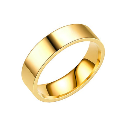 R-E004-6mm  | Gold - Größe 5