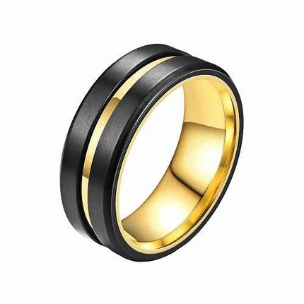 R-E008 - Schwarz | Gold - Größe 11