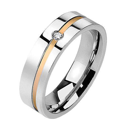R-H1011 | Rosegold   - Größe 10 | Breit: 6mm
