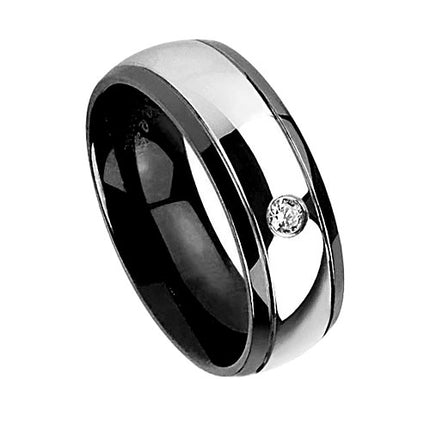R-M2956 - Größe 9 | Schwarz | Breit: 8mm