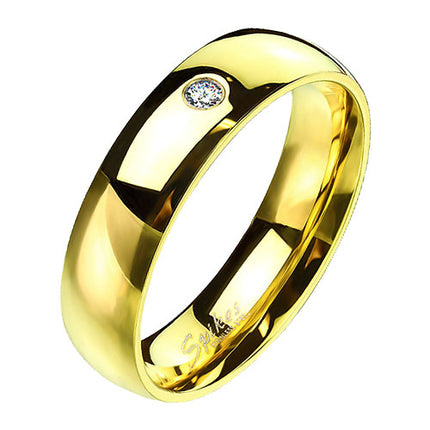 R012 ( Gold )  - 4mm /  Größe 4,5